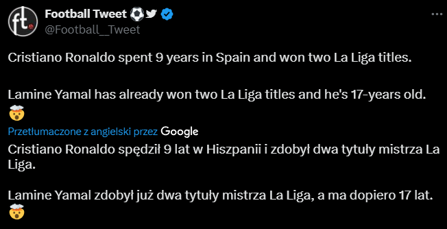 WYGRANE mistrzostwo Hiszpanii: CR7 vs. 17-letni Yamal xD